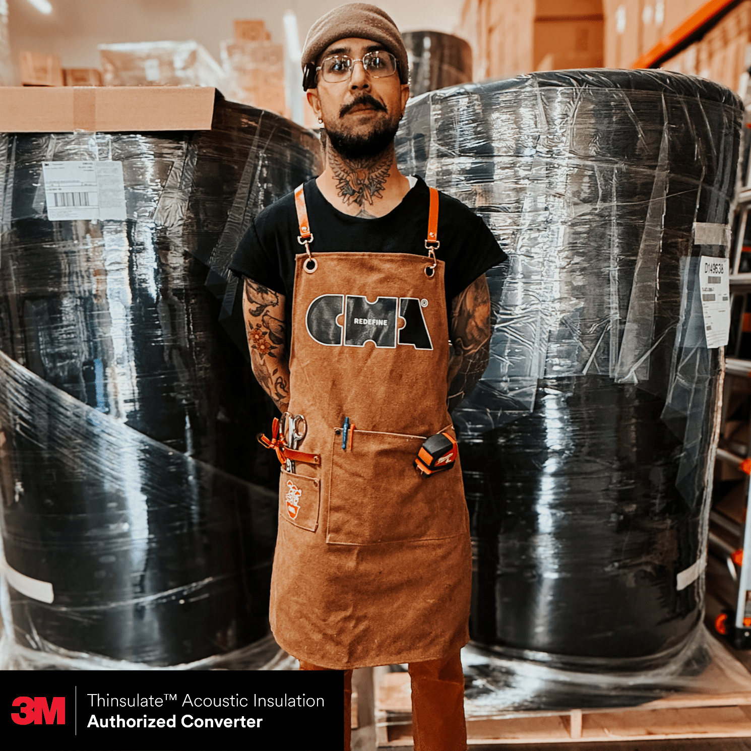 3M Thinsulate SM600L Automotive Camper Van Acoustic Sound Deadener Audio Noise Dampening Insulation 60 Inch x 120 Inch (5 Feet x 10 Linear Feet)