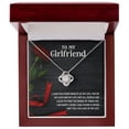 thumbnail image 4 of To My Girlfriend I Love You Every Minute of My Life Infinity Knot Necklace Message Card, 4 of 17