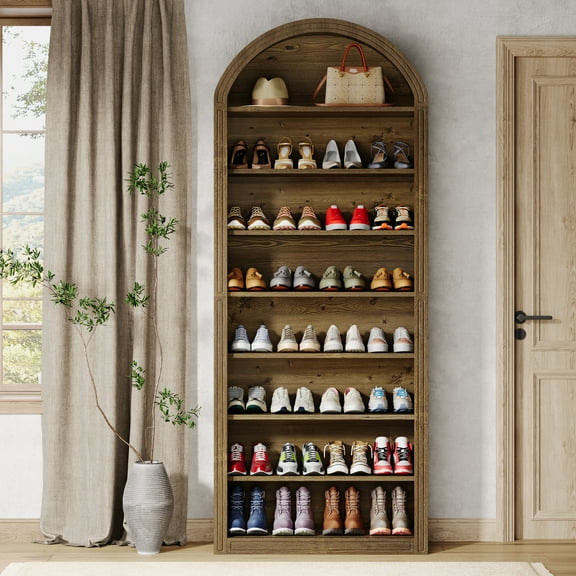 Tribesigns 8-Tier 78.7" Tall Shoe Storage Cabinet