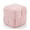 Pink, variant on Tcbosik Square Corduroy Upholstered Ottoman Pouf in Pink, Soft and Comfortable Vanity Stool, Decorative Accent Footrest for Living Room & Bedroom – No Assembly Required