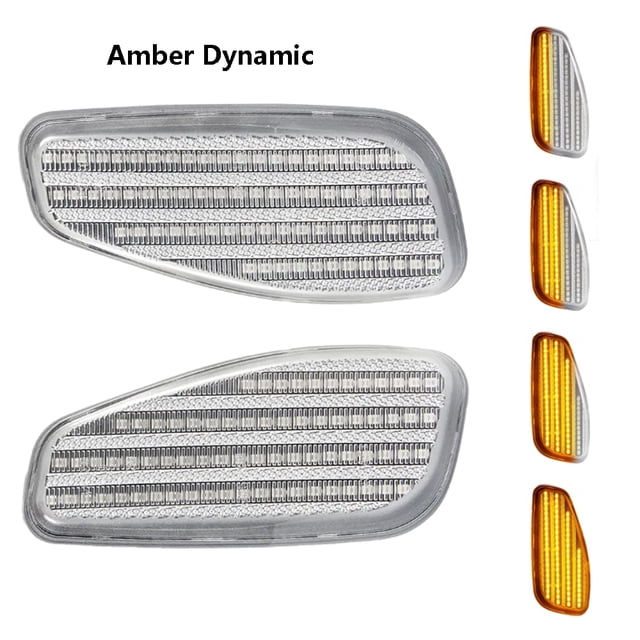 LED Side Marker Lights Turn Signal Light Sequential Blinker Lamp Amber For Jeep Renegade 2014 2015 2016 2017 2018 2019 2020 2021