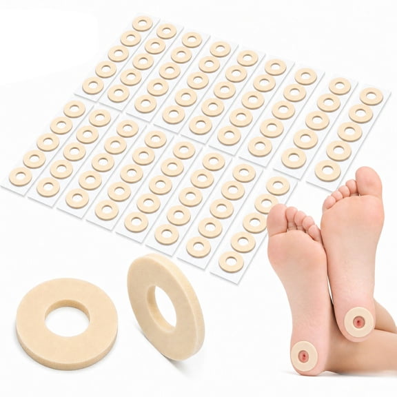 BlinkLLX 60 Count Corn Callus Cushion Waterproof Foam Protection Pads