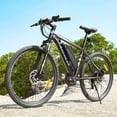 thumbnail image 6 of ANCHEER Electric Bike for Adults ,26" 500W Electric Mountain Bike, Commuter Ebike with 48V 7.8Ah Battery UL2849 Certified, Max 19.8Mph，Lockable Suspension Fork, 7-Speed Ebikes, 6 of 6