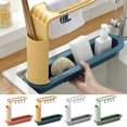 thumbnail image 2 of Lishi Expandable Telescopic Sink Rack - White and Gray, 2 of 4