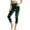 Green, variant on SwiftWear Women's Delicate Butterfly Printed Yoga Capri Leggings Stretch Comfort | Versatile Workout & Casual Wear S-3XL​