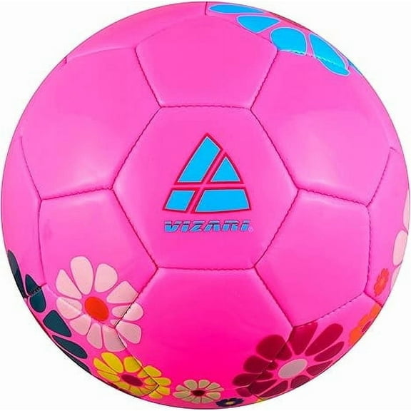 Vizari Blossom Soccer Ball for Kids | Sizes 3, 4, 5 | Indoor & Outdoor Use | Floral Designs