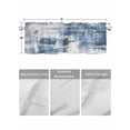 thumbnail image 4 of Valances for Windows Abstract Stitching Rod Pocket Cafe Window Treatments Valance Curtains for Kitchen Bathroom Laundry Basement Windows 60"x14", 4 of 9