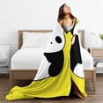 thumbnail image 5 of The Panda Rolling Throw Blanket, Super Soft Anti-Pilling Flannel Blankets, 60"x50", 5 of 8