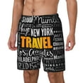 thumbnail image 2 of Balery Travel Mens Swim Trunks Swim Shorts for Men Quick Dry Inseam Beach Shorts with Compression Liner Pocket-Small, 2 of 9