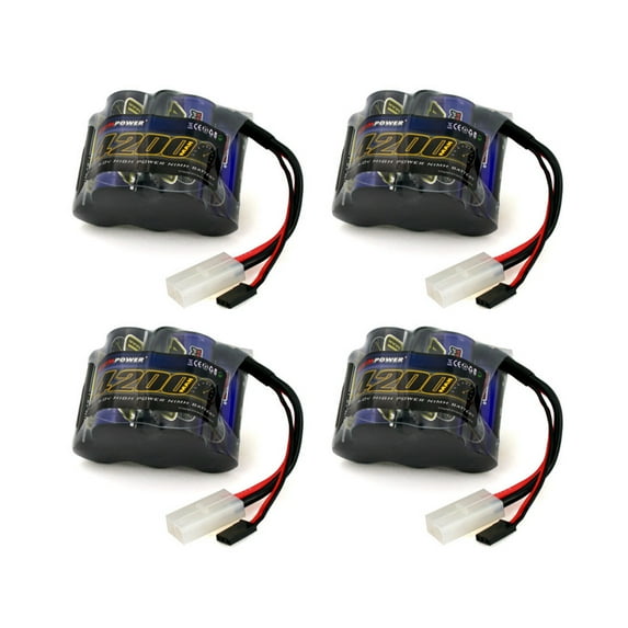 Venom 6v 4200mAh 5-Cell Hump Receiver NiMH Battery for HPI Baja x4 Packs