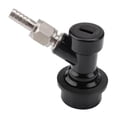 thumbnail image 3 of veasfak New Beer Keg Ball Lock Disconnect Dispenser Liquid Gas Connector Barbed/Threaded Black, 3 of 9