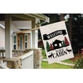 thumbnail image 5 of Cabin decor gift cabin house gift lake house decor sign new cabin gift cabin housewarming gift vacation home gift cabin house garden banner flag mountain cabin sign, 5 of 5