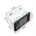 thumbnail image 3 of Phyun 4.1" Touchscreen Car Radio Audio Bluetooth Autoradio Stereo MP5 MP4 USB MP3 1Din, 3 of 5