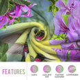 thumbnail image 4 of Hummingbird Flower Blanket Gifts for Girls Women Mom, Bird Floral Decor for Home Bedroom Living Room Lounge Car, Soft Comfortable Lightweight Throw Blankets Purple 50"x60", 4 of 5