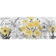 thumbnail image 2 of Grey, Jace 32x15 Black Ornate Wood Framed with Double Matting Museum Art Print Titled - Floral Trust  YG nobutterflies 2, 2 of 4