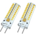 thumbnail image 1 of Bombilla LED Gy6.35, G6.35 LED 12v, Lámpara de repuesto halógena de 7w 50w, Blanco cálido 3000k, Ángulo de haz de 360, Para iluminación de gabinetes, No regulable (2 piezas) A-y, 1 of 5