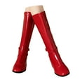 thumbnail image 2 of YLYL Women Block Heel Knee High Boots Zip up Disco Dress Party Tall Boots, 2 of 9