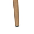 thumbnail image 4 of Amara Modern Outdoor Patio Barstools, Aluminum Frame, Scallop-Shaped Backrest, Maple, Set of 2, 4 of 10