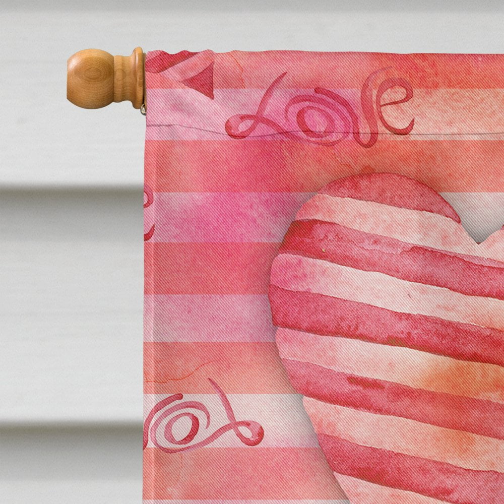 Maltese Love Flag Canvas House Size
