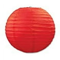 thumbnail image 3 of Paper Lanterns 9 1 by 2" Red - 6 Pack (3 Per Package), 3 of 3