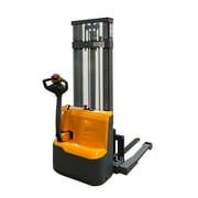 APOLLOLIFT Li-Ion Battery Full Electric Pallet Stacker 2640lbs Capacity Max Lift Height 118"