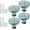 Green, variant on Minzimin 4pcs Ceramic Knobs, Vintage Kitchen Cabinet Knobs | Retro Ceramic Dresser Knobs, Decorative Drawer Pull, For Closet Cupboard Furniture Door