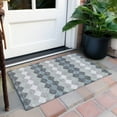 thumbnail image 6 of Addison Rugs Chantille Indoor/Outdoor Transitional Geometric Gray Washable Rectangle Rug, 1'8" x 2'6", 6 of 6