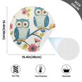 thumbnail image 2 of Ryvnso Owls on Tree Branch Round Plate Mats Dining Table Placemat Set of 4 for Holiday Decoration, 2 of 7