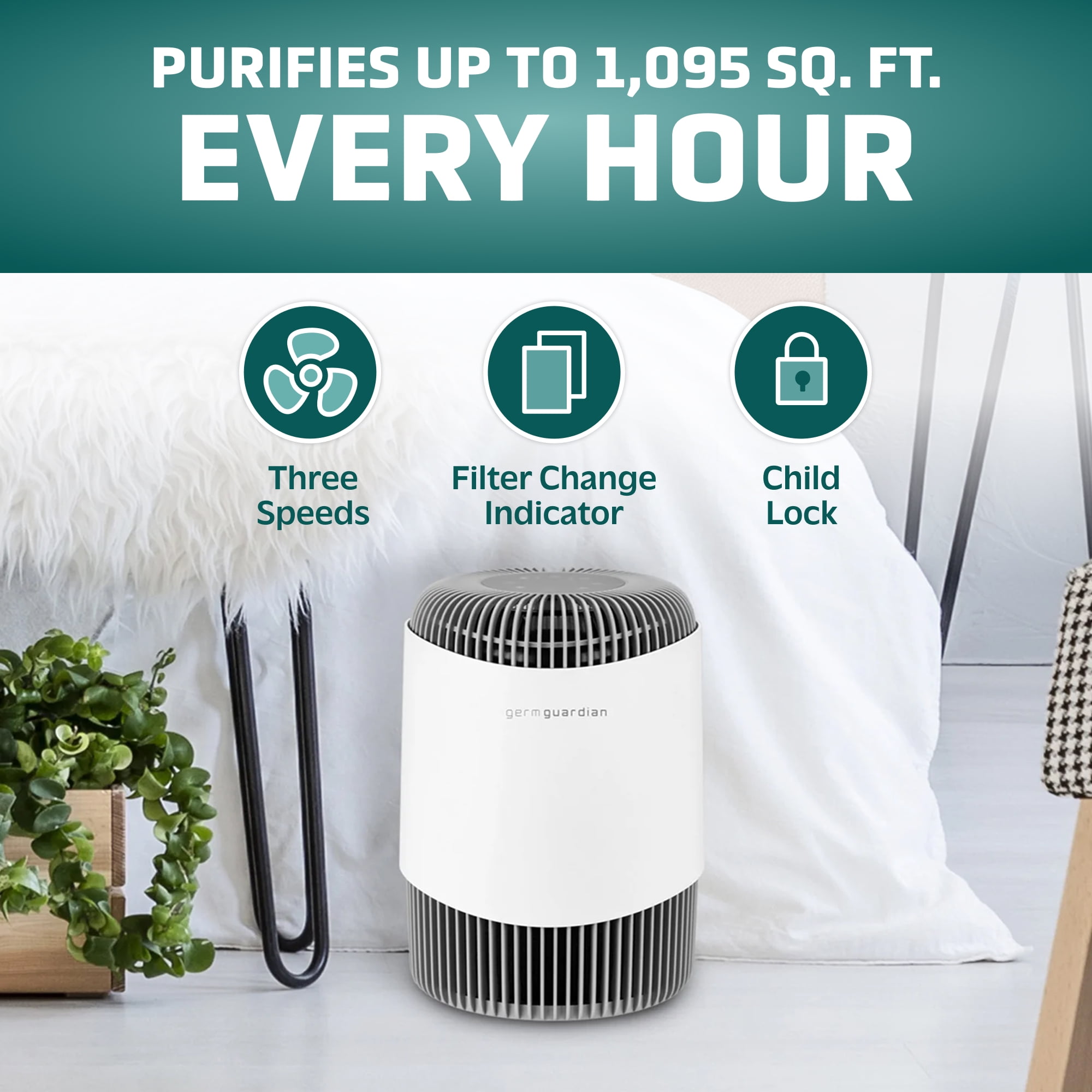 GermGuardian AC9600W Air Purifier - Thumbnail 5