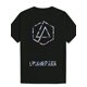 thumbnail image 1 of Men'S Summer Casual Crew Neck T-Shirt, 100% Cotton Knit Fabric, Regular Fit, Slight Stretch, 220g/m², Graphic Tee with Linkin Park Design, 1 of 5