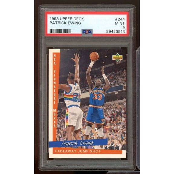 Patrick Ewing Card 1993-94 Upper Deck #244 PSA 9
