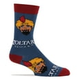 thumbnail image 4 of Oooh Yeah Men's Funny Colorful Crew Socks, Novelty Cotton Socks, Zoltar Speaks Again, 4 of 6