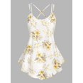 thumbnail image 1 of Tank Top Swing Talla Extra Estampado Floral Rosegal  Camisetas sin mangas de talla grande, 1 of 5