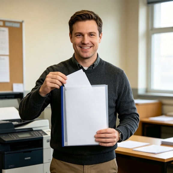 Sliding Bar Clear Report Covers, Durable 5 mil Poly Thickness, Letter Size, Transparent Report Covers with Sliding Bars, 75 Sheets Capacity for Office Documents, Reports and Presentations