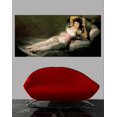 thumbnail image 2 of Goya "The Clothed Maja" (19th) Glossy Poster, 2 of 2