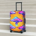 thumbnail image 6 of Gukieu Magic Mushrooms Print Suitcase Protective Cover, Elastic Zipper Buckle Suitcase Protective Cover, Suitable for Travel, Business Trip-X-Large, 6 of 7