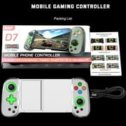 Mobile Phone Gaming Controller for iPhone/Android/PC/Switch/P4/P3,Wireless Phone Controller Joystick with Turbo/6-Axis Gyro/Vibration,Play Call of Duty,Roblox, Genshin Impact,Cloud Gaming,Remote Play