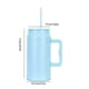 thumbnail image 3 of Taza térmica para caminar con asa | Taza de café de viaje de acero inoxidable | Vaso con aislamiento al vacío para bebidas frías y calientes | Tapa a prueba de fugas con pajita | Capacidad de 590 ml, 3 of 6