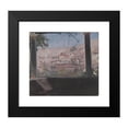 thumbnail image 2 of Jan Ciągliński 13x12 Black Modern Framed Museum Art Print Titled - Summer House of Maria Potocka in Bakhchisaray. from the Journey to Crimea (Between 1887 and 1899), 2 of 5