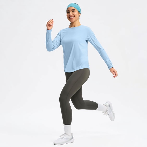 T-shirt à manches longues avec trou pour le pouce - Fitness en gros T-shirt à manches longues avec trou pour le pouce - Fitness en gros