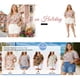 thumbnail image 3 of Blusas de verano casuales de talla grande para mujer Agnes Orinda, con cuello en V y mangas con volantes, 4X verde, 3 of 8