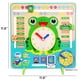 thumbnail image 3 of Tablero de calendario de madera para niños, reloj de juguete educativo para niños en edad preescolar, juguetes para aprender sobre el clima y la temporada, regalos, 3 of 7