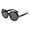 Black (Dark Green), variant on PASTL Monaco Round Sunglasses Oversized Retro Fashion UV400 Tortoise, Brown