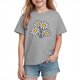 thumbnail image 1 of Blusas y camisas de manga corta con cuello redondo para niños y niñas, camisetas gráficas de manga corta, blusas con estampados bonitos para la temporada escolar., 1 of 8