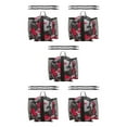 thumbnail image 1 of Justharion Basketball Bag Backpack Waterproof Mesh Pockets Volleyball for Football red 28CM 5Set, 1 of 6