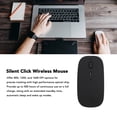 thumbnail image 3 of Souris Sans Fil, Souris Optique Compacte à Réglage 3 DPI avec Récepteur USB, Souris d'Ordinateur Sans Fil Rechargeable pour Ordinateur Portable Ordinateur de Bureau PC, 3 of 8