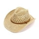 thumbnail image 1 of Western Straw Cowboy Hats Wide Brim Cowgirl Hat Sun Hat Party Holiday Foldable Vacation Beach Sun Hat for Women/Men Ref: 8094, 1 of 5