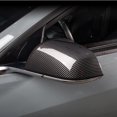 thumbnail image 2 of 2 piezas de cubierta de espejo retrovisor de ala lateral de coche para Tesla modelo Y (fibra de carbono) Tmvgtek Accesorios para autos y motos, 2 of 3