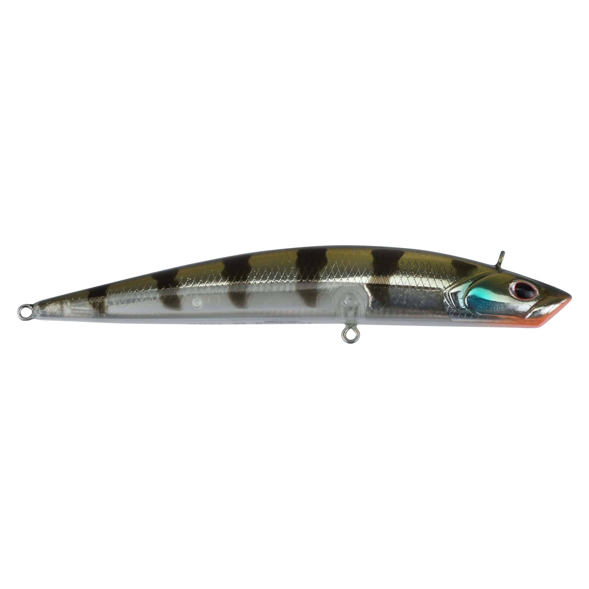 Berkley Finisher, 4 in, Ghost Chrome Gill
