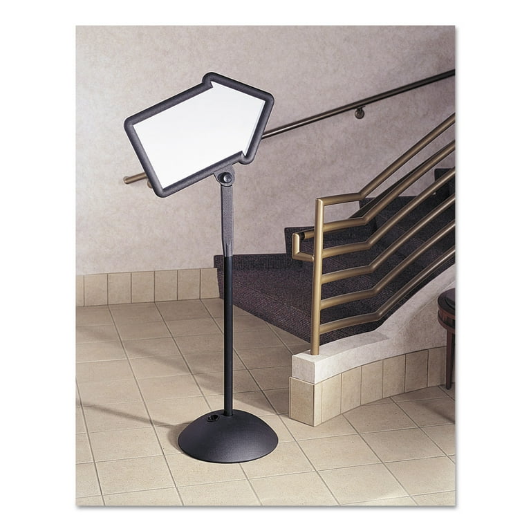 WriteWay Double-Sided Magnetic Dry Erase Standing Message Sign, Arrow, 64.25